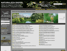 Tablet Screenshot of naturalezadigital.org